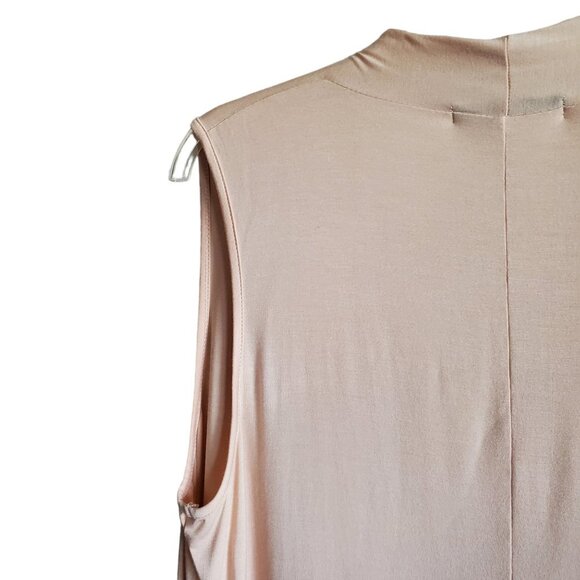 Urban CoCo Viscose Open Waterfall Cardigan Light Peach Color Medium - Picture 6 of 14